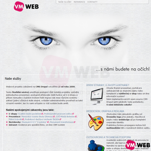 VMWeb homepage